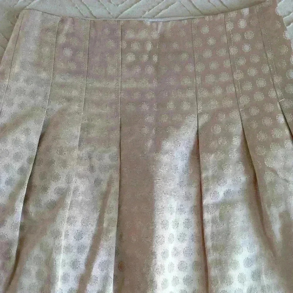 🔥 elevenses Gorgeous Dusty Rose Pleated Skirt A-Line Skirt, Size 8 - Picture 5 of 7